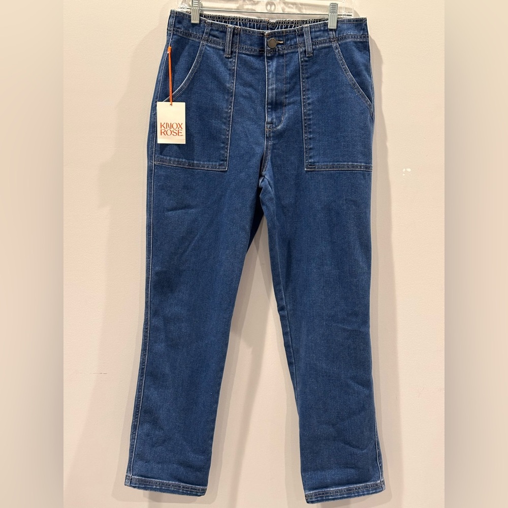 Straight leg jeans